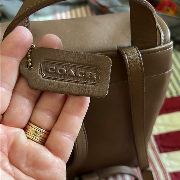 Coach Bantam Leather Backpack with Gold-Tone Details - Picture 4 of 7